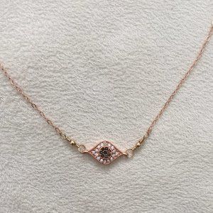 Charlene K Italian Crystal Evil Eye Choker